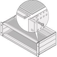 SCHROFF EuropacPRO Afdekplaat voor horizontale rail type L, licht, 84 pk, 235 mm