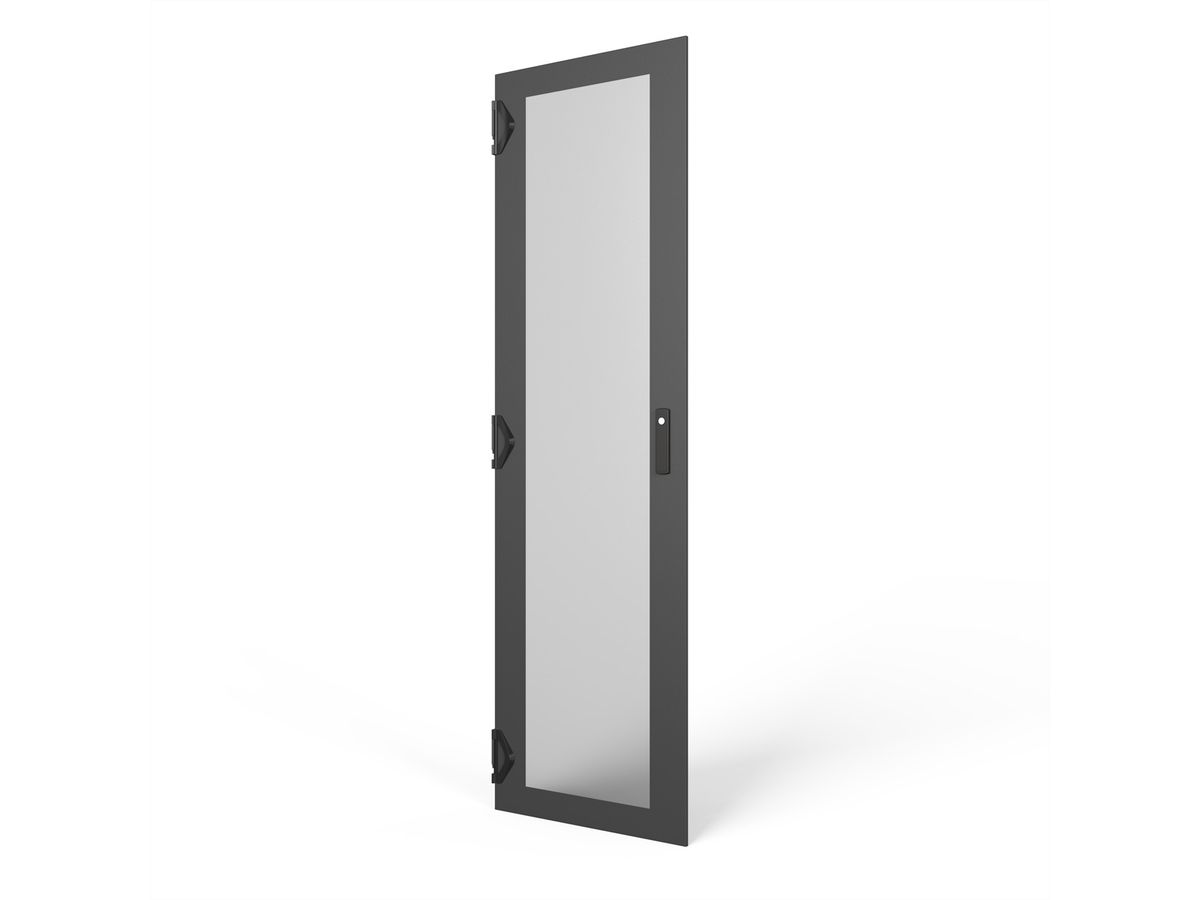 DOOR 2200H 800W GLAZED IP20 1PT RAL7021