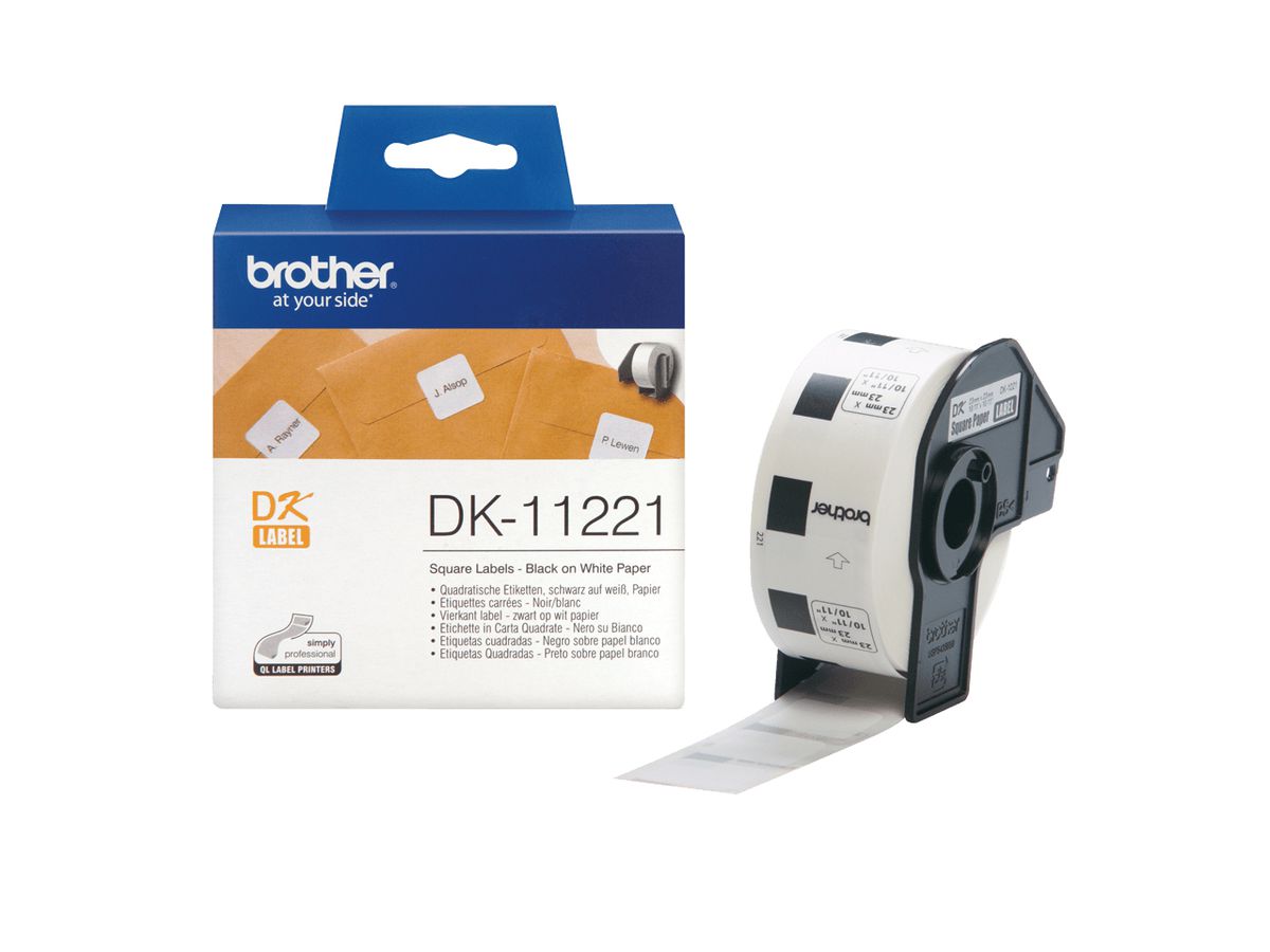Brother Square Paper Label