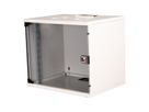 ROLINE 19-inch wandbehuizing Basic 9 U, 540x400 BxD Bouwpakket grijs