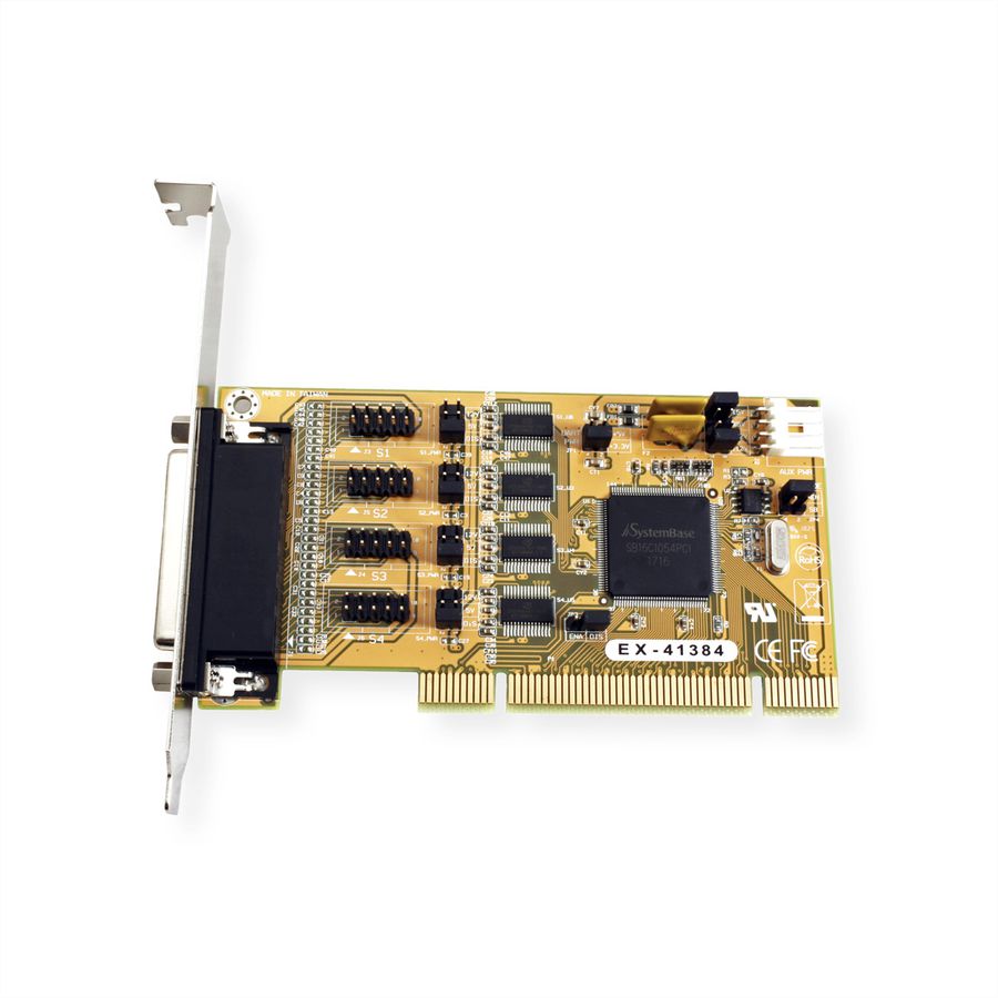 EXSYS EX-41384 4 Port RS232 seriell PCI Karte