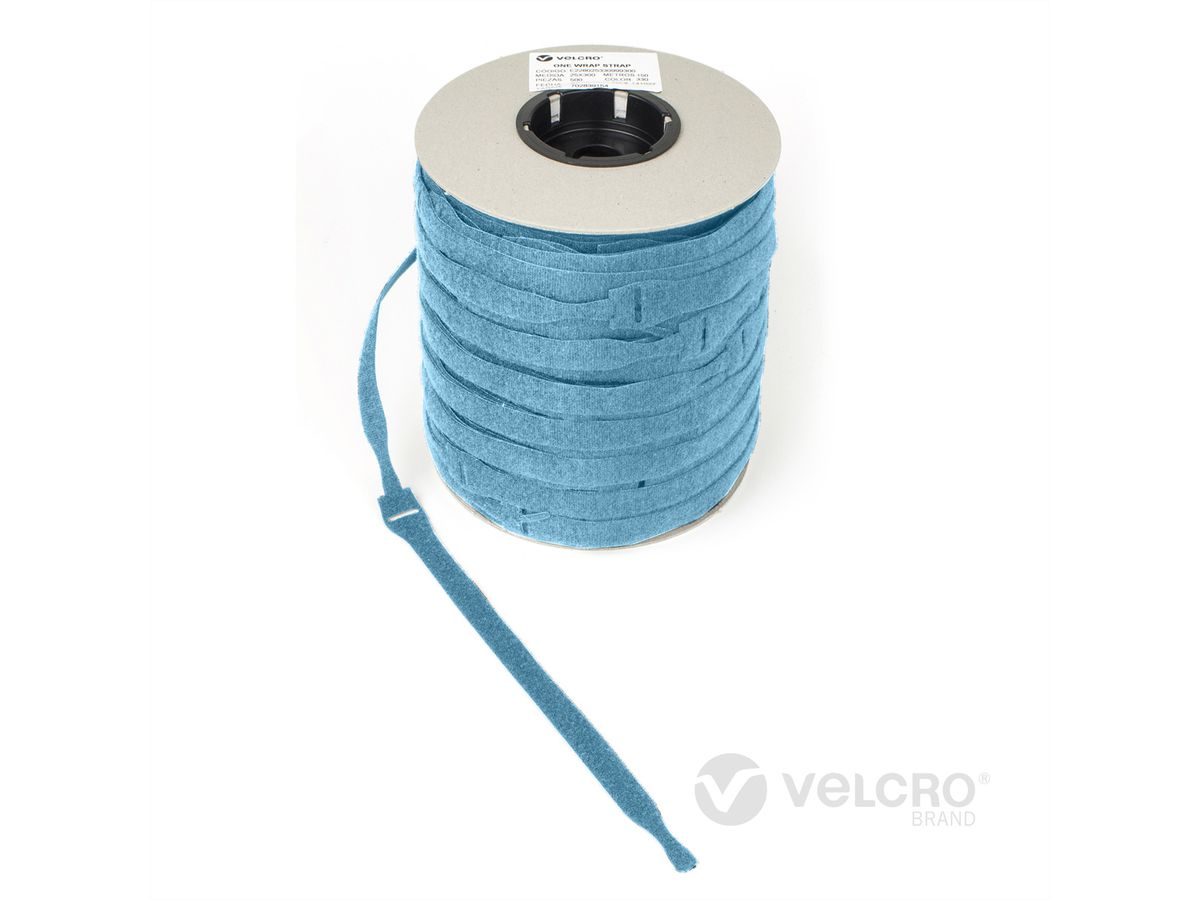 VELCRO® One Wrap® band 20 mm x 330 mm, 750 stuks, turkoois