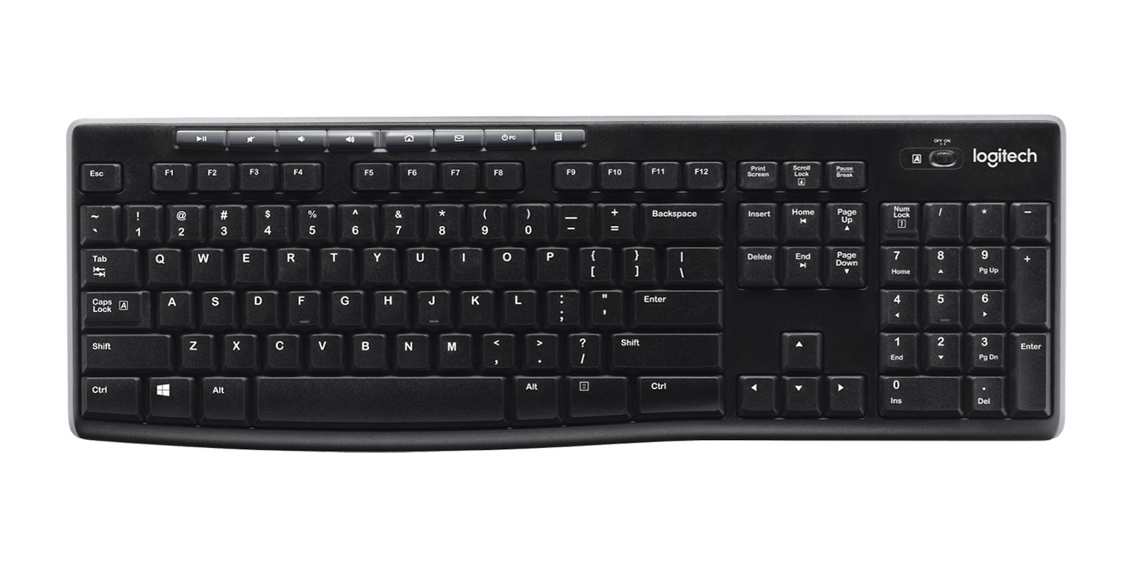 Logitech K270 toetsenbord RF Draadloos QWERTY Engels Zwart
