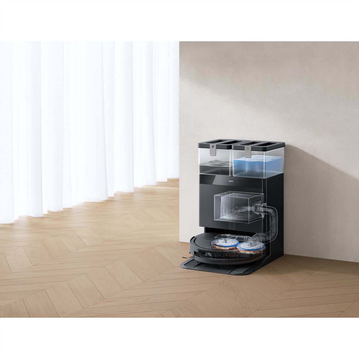 Ecovacs-stofzuigrobot DEEBOT T50 OMNI Gen3, zwart