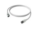 EasyLan FlexBoot Patchkabel Kat.6A, S/FTP, wit, 0,5 m