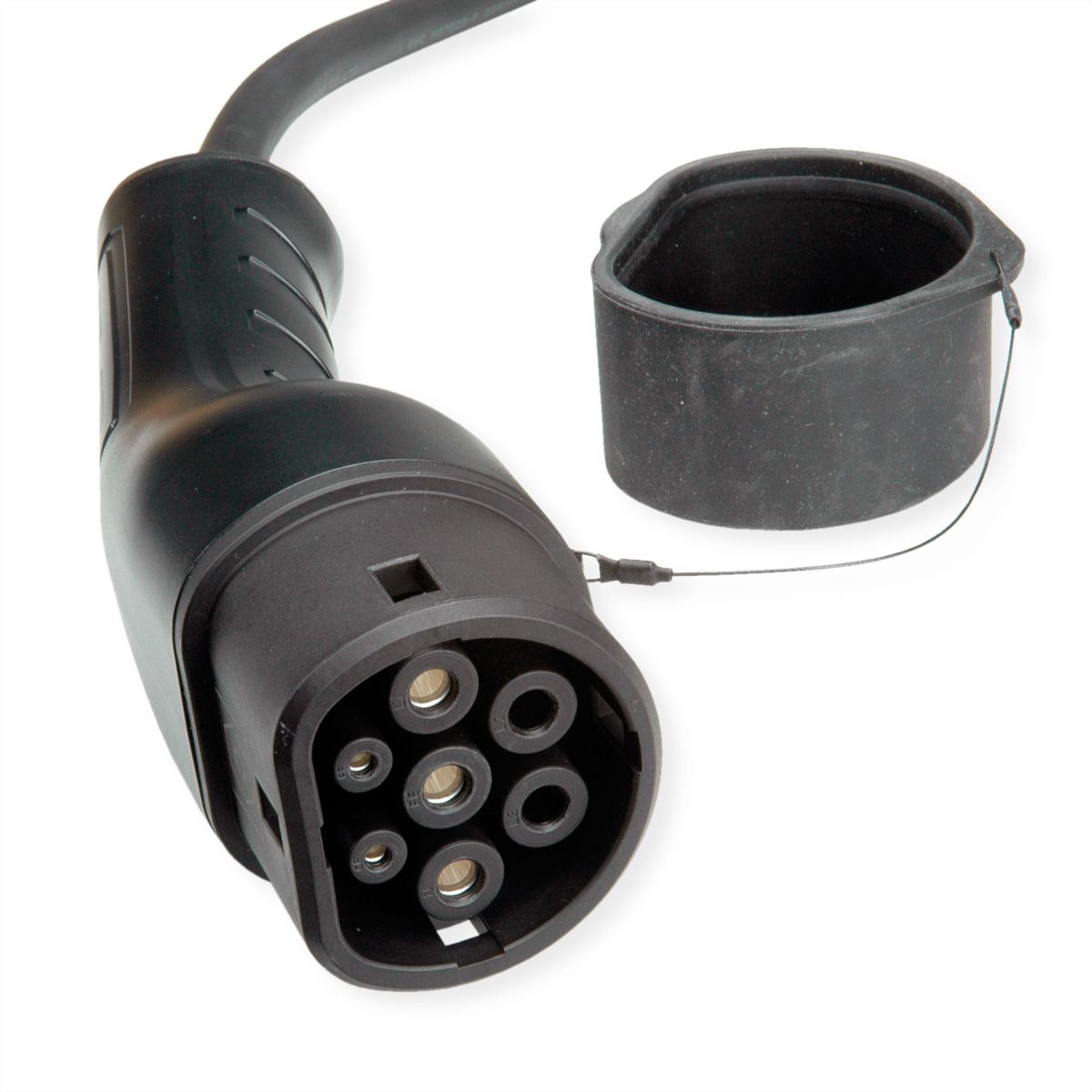 ROLINE EV Charging Cable Assembly Type2, 1-Phase, 250VAC (1P+N+E), 32 A, 7.4 kW, 3 m