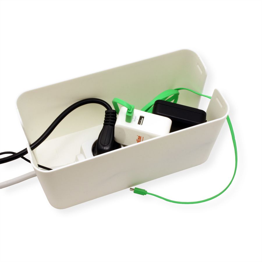 VALUE Cable Box, small, white