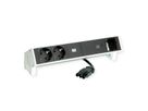 BACHMANN DESK2 2xbeschermend contact USB C, USB Lader 60W 1xABD 0,2m GST18 wit