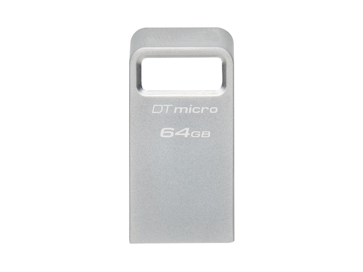 Kingston Technology DataTraveler 64GB Micro 200MB/s Metal USB 3.2 Gen 1