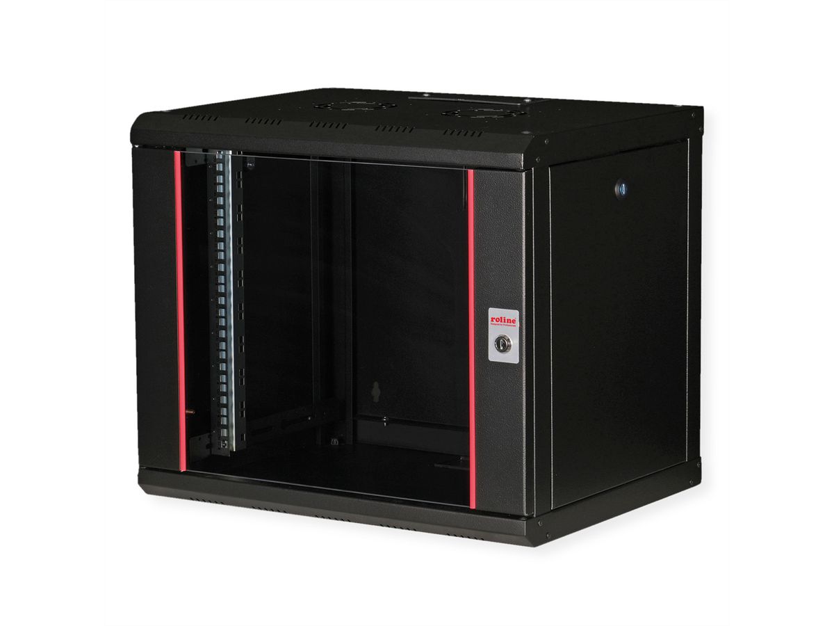 ROLINE 19-inch wandbehuizing Pro 9 U, 600x450 BxD zwart