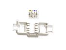 VALUE Cat.6A (Class EA) Keystone, RJ-45, onafgeschermd, zilver, zonder gereedschap, wit