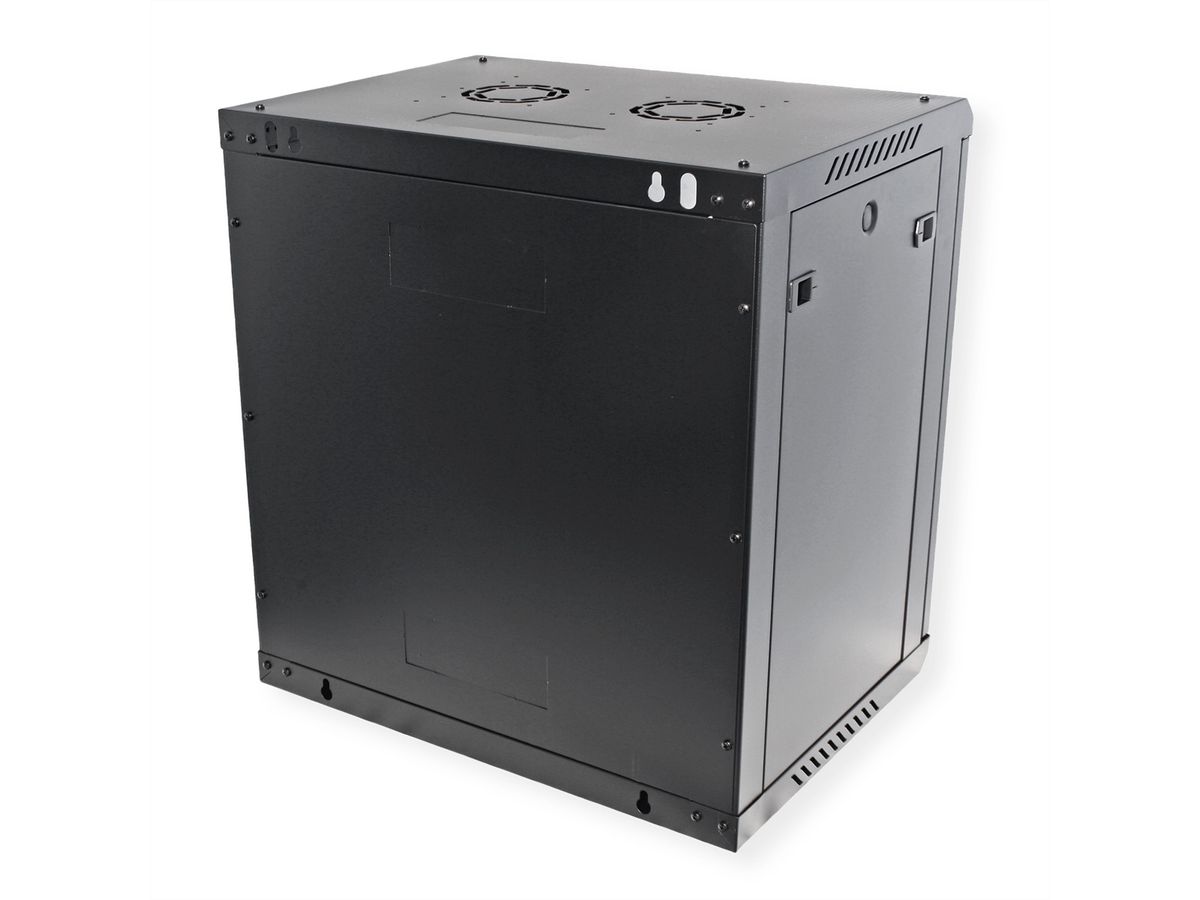 ROLINE 19-inch wandbehuizing Basic Plus 12U, 600x450 BxD zwart