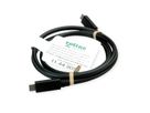 ROLINE GREEN USB 3.2 Gen 2 Cable, PD (Power Delivery) 20V5A, with Emark, C-C, M/M, black, 0.5 m