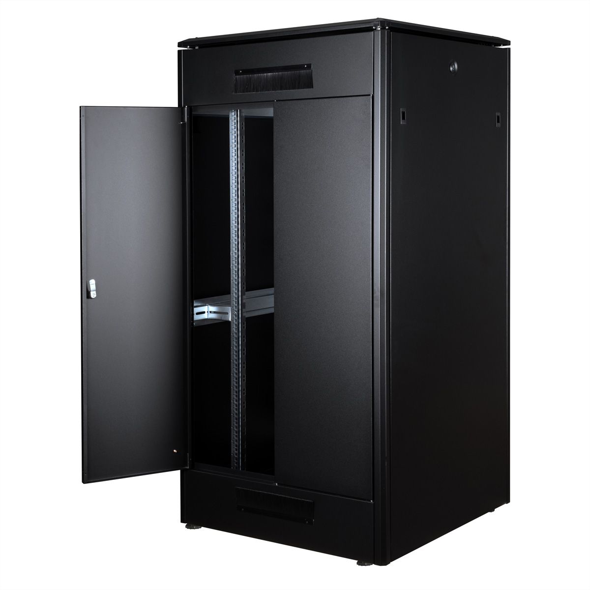ROLINE 19-inch netwerkkast Pro 32 U , 800x800 BxD Glazen deur zwart