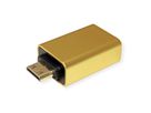 ROLINE GOLD HDMI-adapter, HDMI Female - HDMI Mini Male
