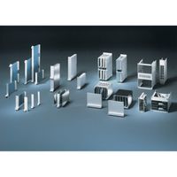 SCHROFF Insteekmodule U-profiel voor XL handgreep, Microschakelaar compatibel, 6 HE, 4 HE, 2,5 mm, Al, geanodiseerd vooraan, Geleidend achteraan