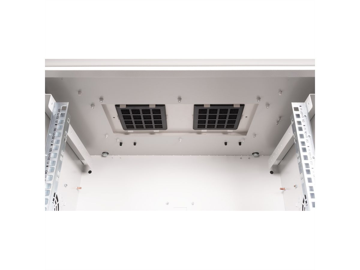 ROLINE 19-inch wandbehuizing Pro 7 U, 600x450 BxT IP55 buiten grau
