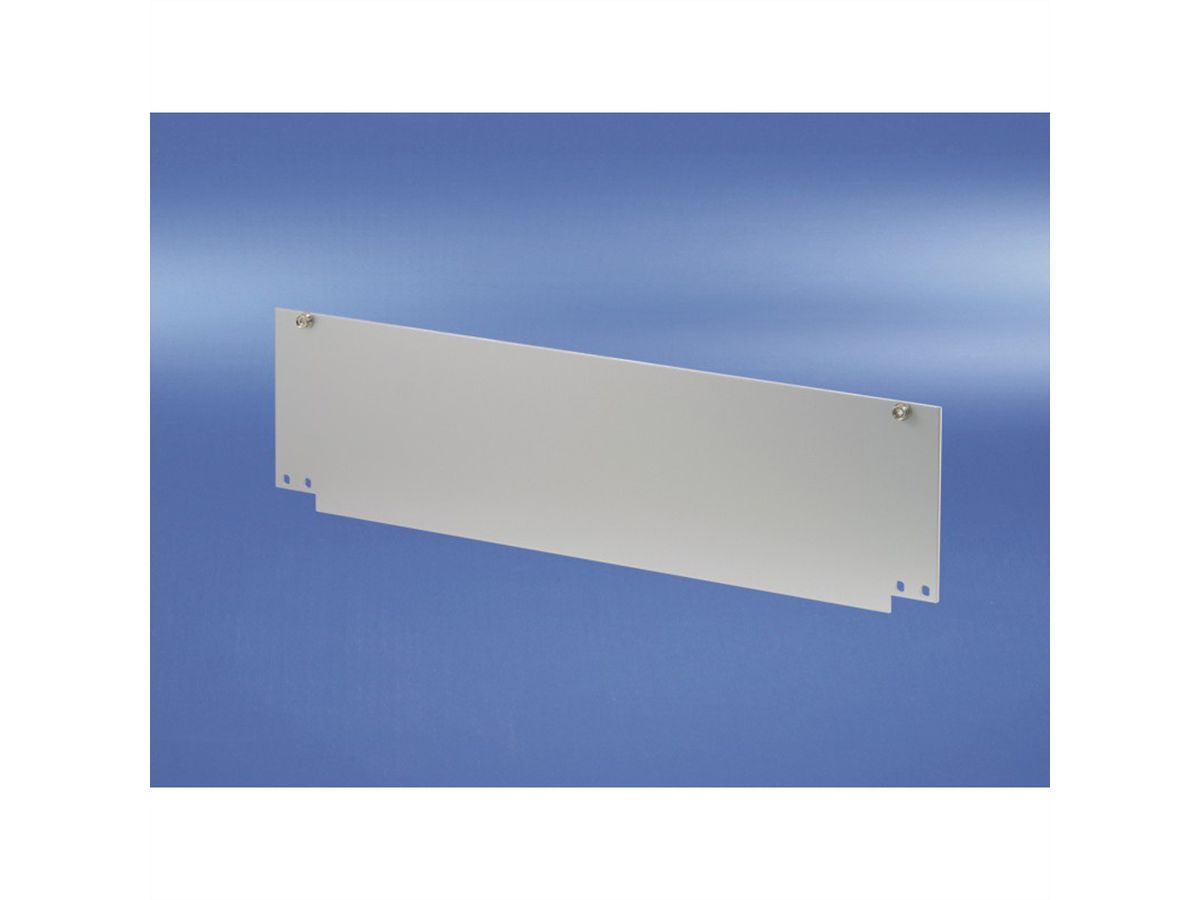 SCHROFF Inpac voorpaneel met scharnierende bodem, 4 HE, 2,5 mm, al, geanodiseerd, onbehandelde randen