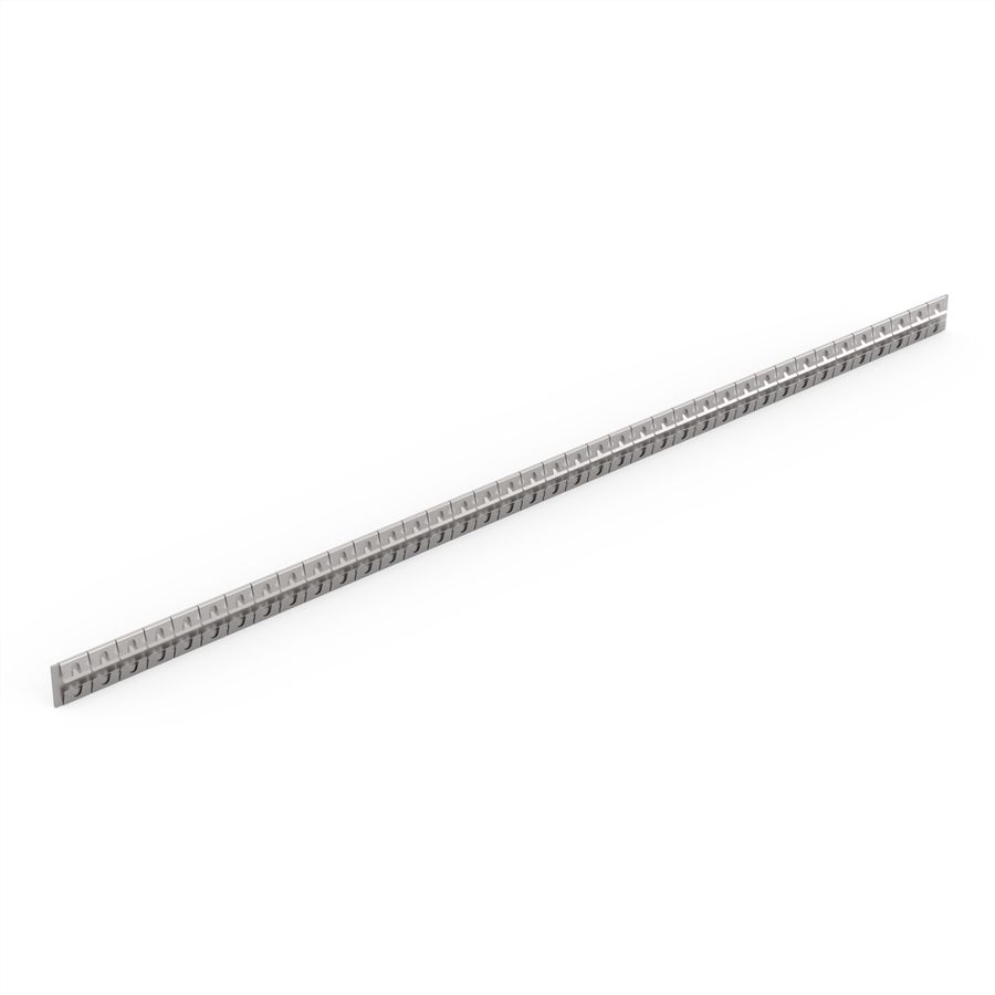 SCHROFF EMC Shielding Kit, Between Horizontal Rails, Stainless Steel, 84 HP