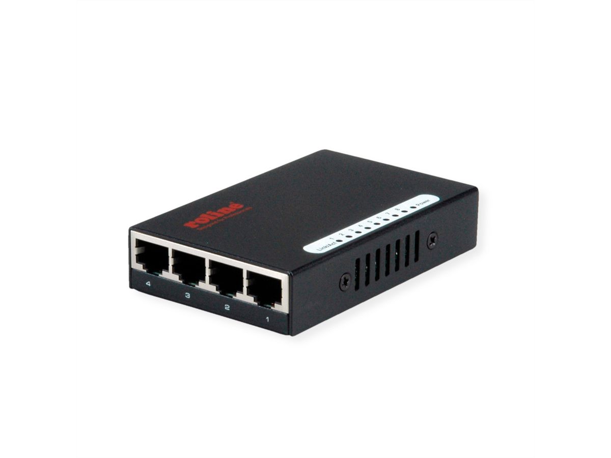 ROLINE Gigabit Ethernet Switch, Pocket, 8 Ports