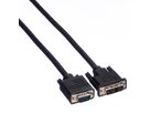 VALUE DVI Cable, DVI (18+5) - HD15, M/M, 2 m