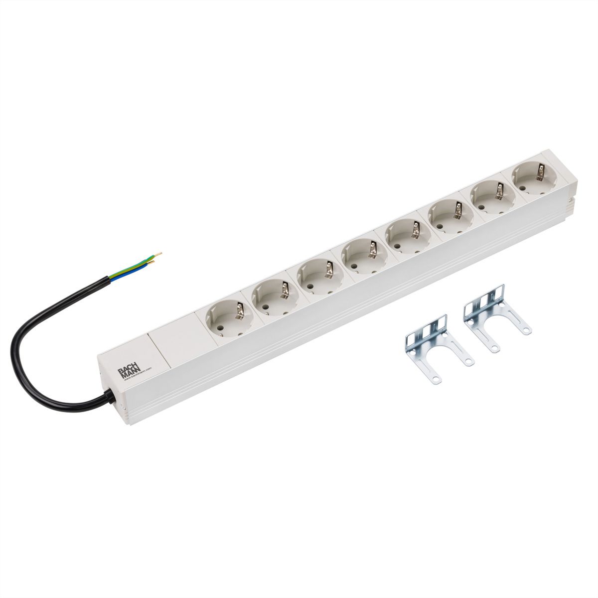 BACHMANN 19" 1U 8xCEE7/3 with test lead