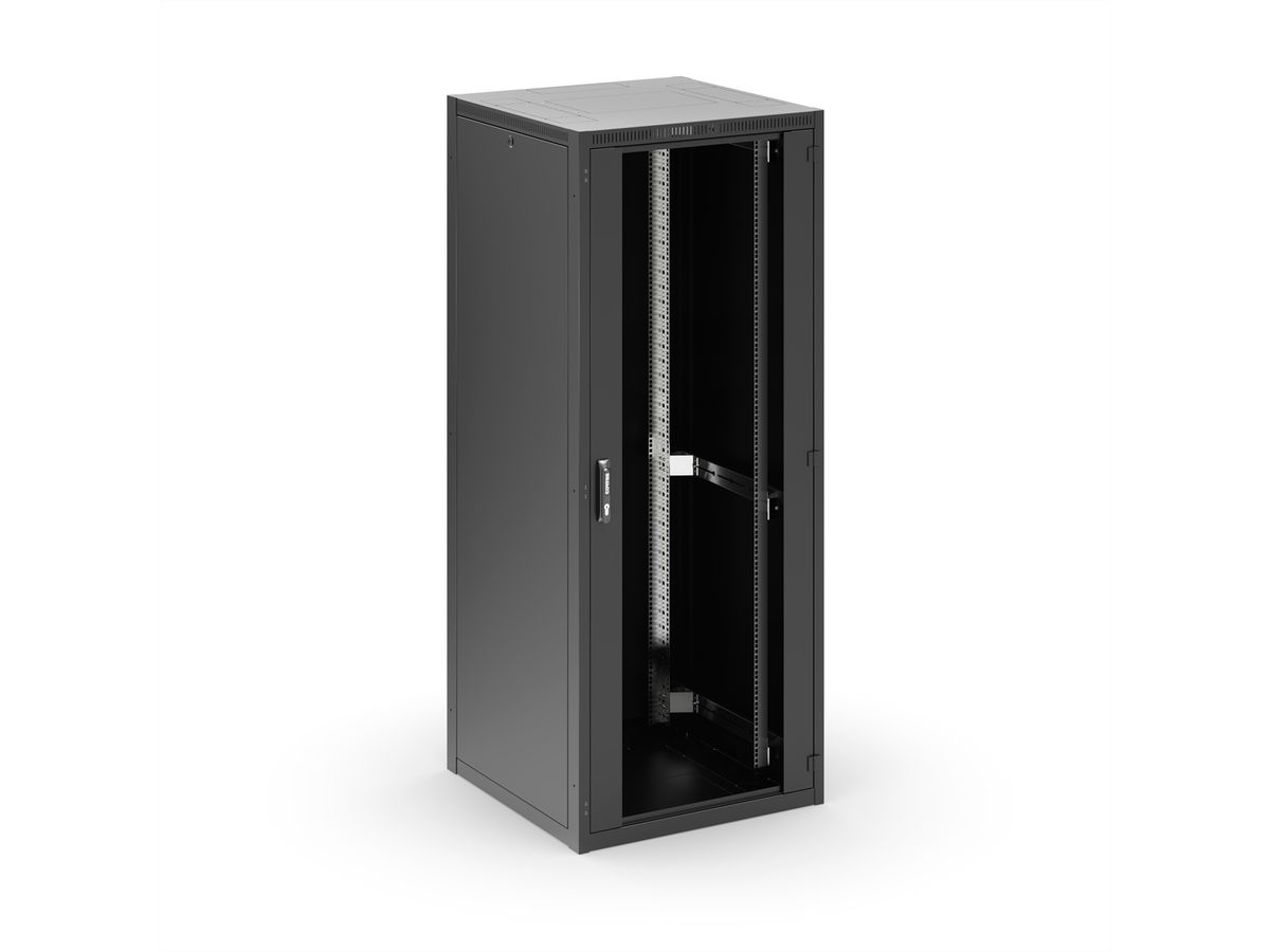 CONTEG RI7 ISeven IT-kast 42 U, 800 x 1000 mm, zwart