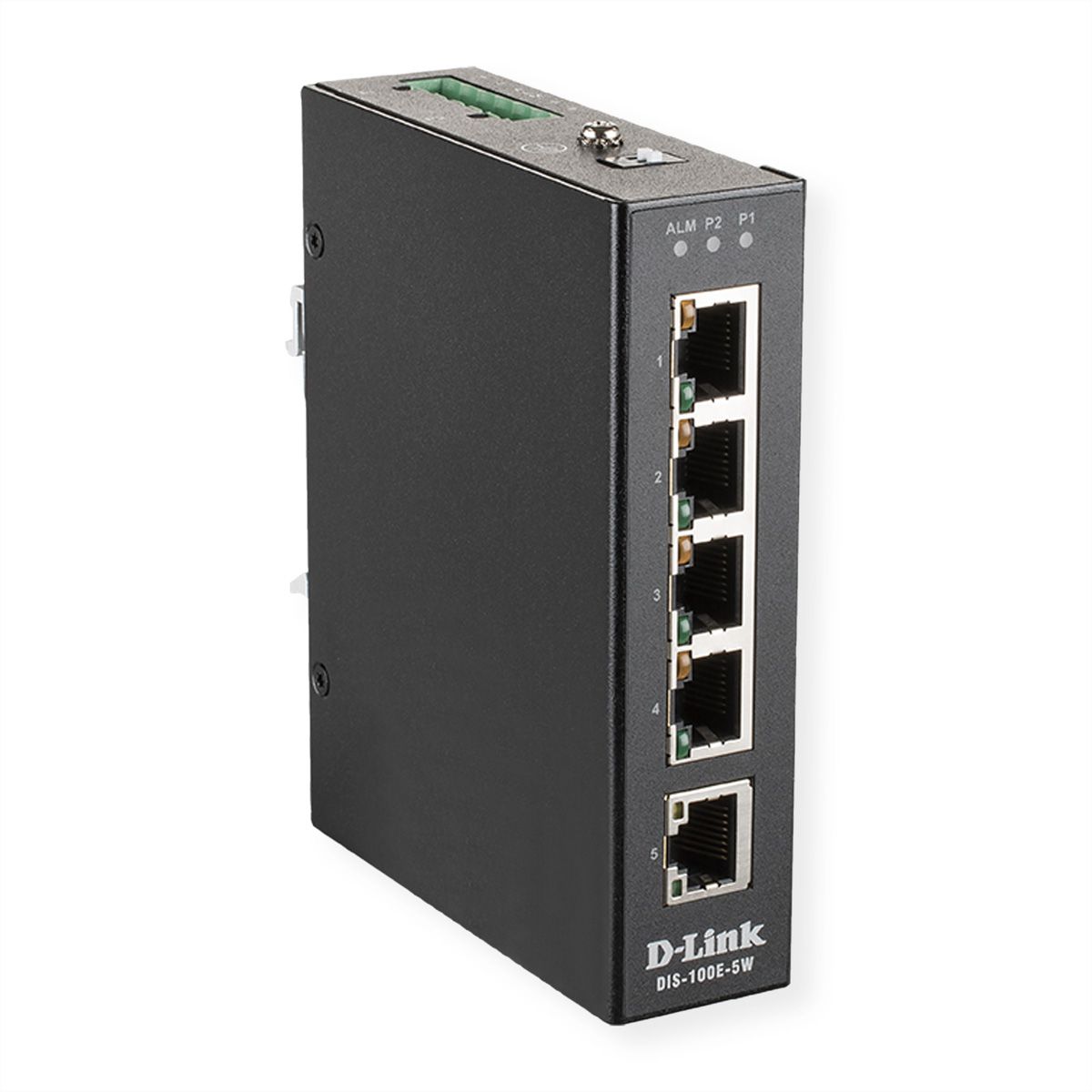 D-Link DIS-100E-5W industriële switch 5-poorts onbeheerd Layer2 Fast Ethernet