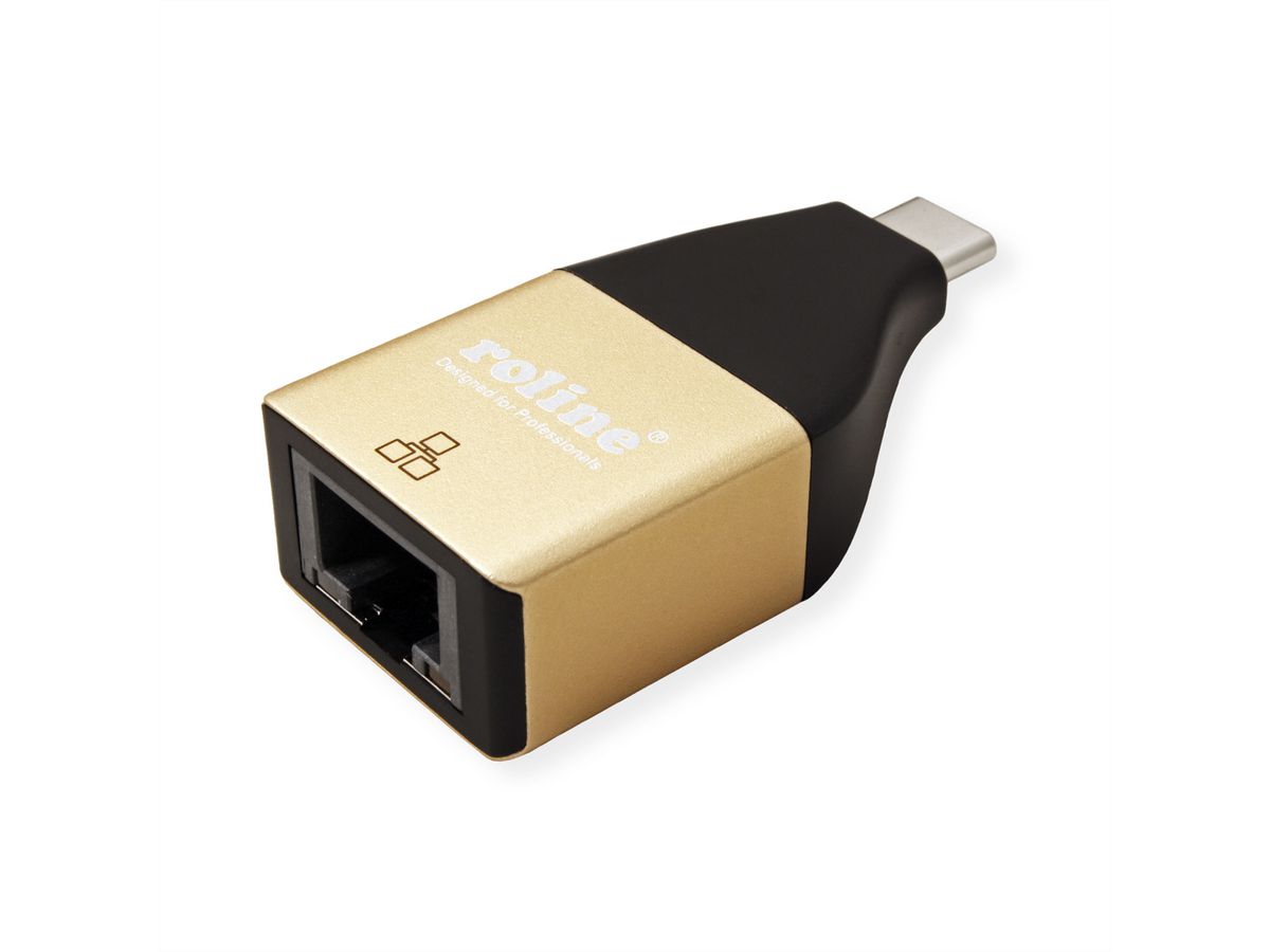 ROLINE GOLD USB 3.2 Gen 2 naar Gigabit Ethernet Converter