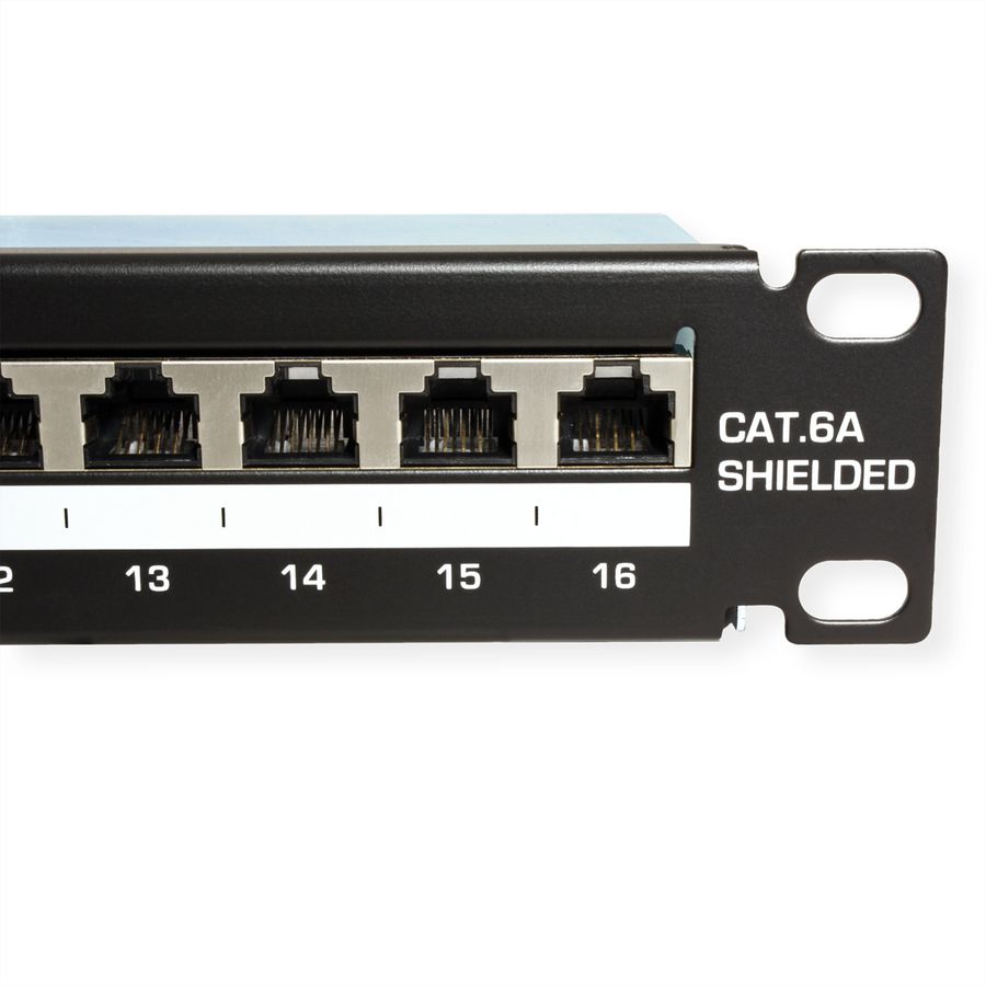 TRENDnet TC-P16C6AS Patchpaneel, 16-poorts Cat.6a afgeschermd