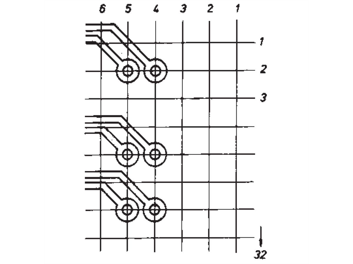 SCHROFF Double Test Socket, Ø 2 mm, Short Type for Mounting Plane 1