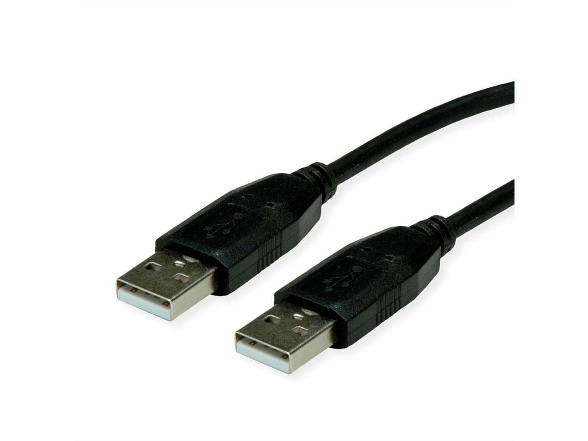BACHMANN USB 2.0 Kabel, Typ A-A, schwarz, 3 m