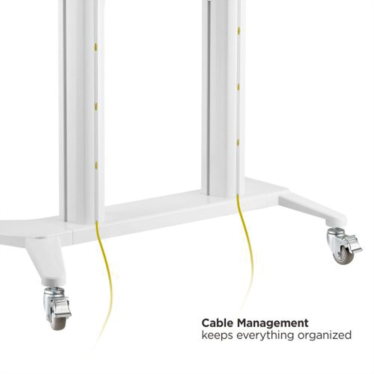 ROLINE Ultra Large LCD/TV Mobile Cart, TV < 304cm (70" - 120"), up to 140 kg, black