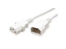 VALUE Monitor Power Cable, IEC 320 C14 - C13, white, 1.8 m