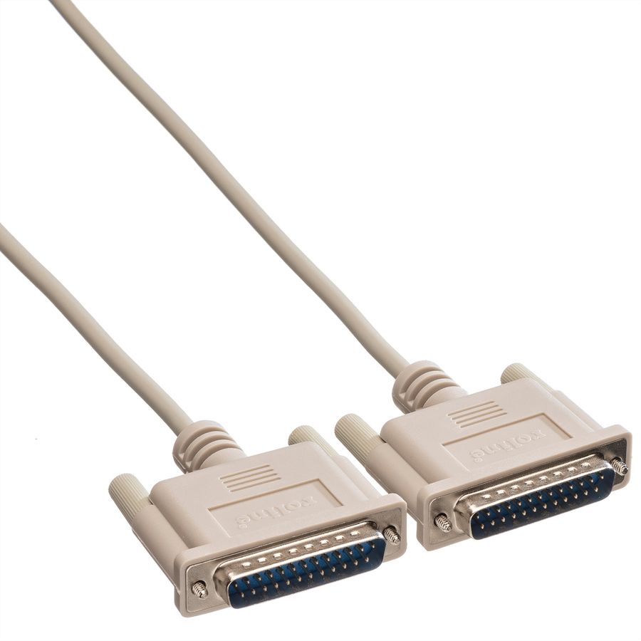 ROLINE RS232 kabel 25pol. M/M, 1,8 m