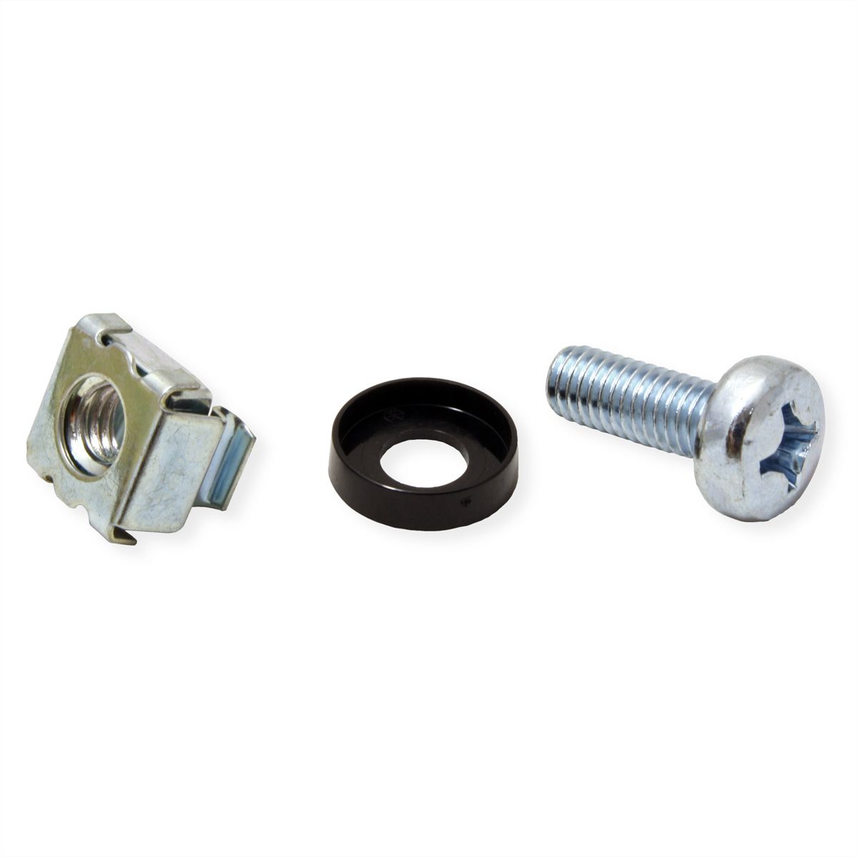 SCHROFF 19" Assembly Kit M6, Screw, Washer, Nut, 50 pieces