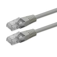 ROLINE Cat.6 (Class E) Patch Cable, UTP, PoE, grijs, 0,3 m