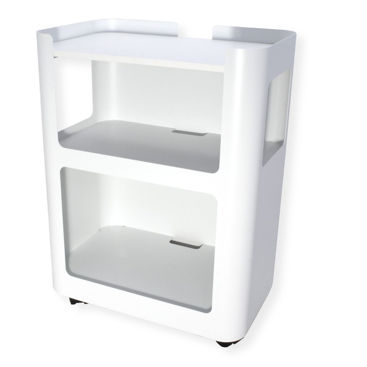 VALUE Verrijdbare en open kast, wit