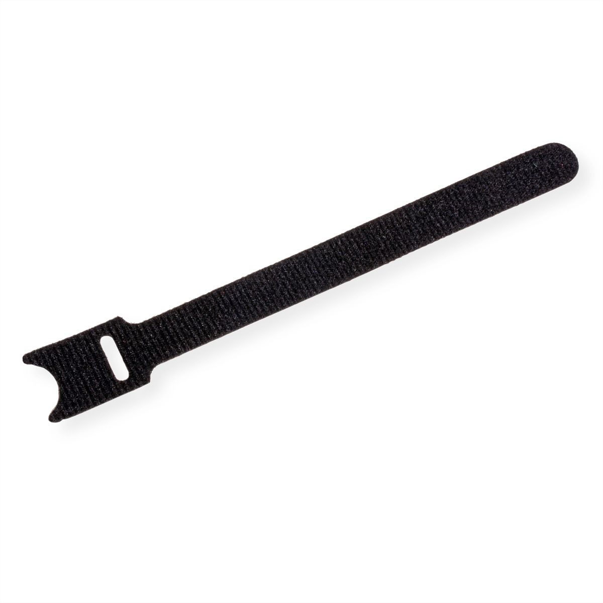 VALUE Strap Cable Binder with Flap, 20 pieces/set, black, 15 cm