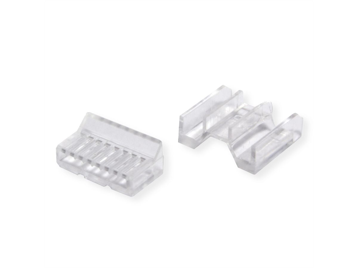 ROLINE Cat.6A (Class EA) Modular Plug, shielded, for Solid/Stranded Wire, 10 pcs.
