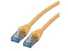 ROLINE Patchkabel Cat.6A UTP, Component Level, LSOH, geel, 7,5 m