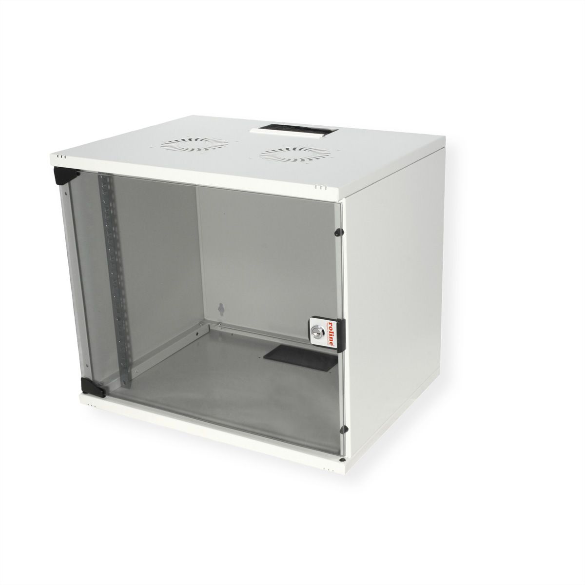 ROLINE 19-inch wandbehuizing Basic 9 U, 540x400 BxD Bouwpakket grijs
