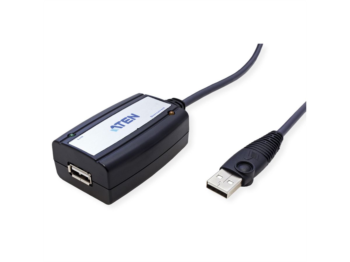 ATEN UE250 USB 2.0 Verleng kabel, zwart, 5 m