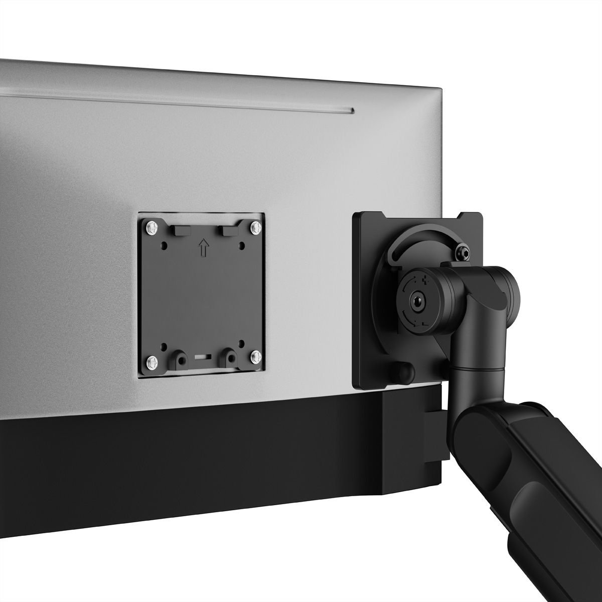 ROLINE Heavy-Duty Gas Spring Monitor Arm, Wall Mounted, <27kg, <144,78cm (57")