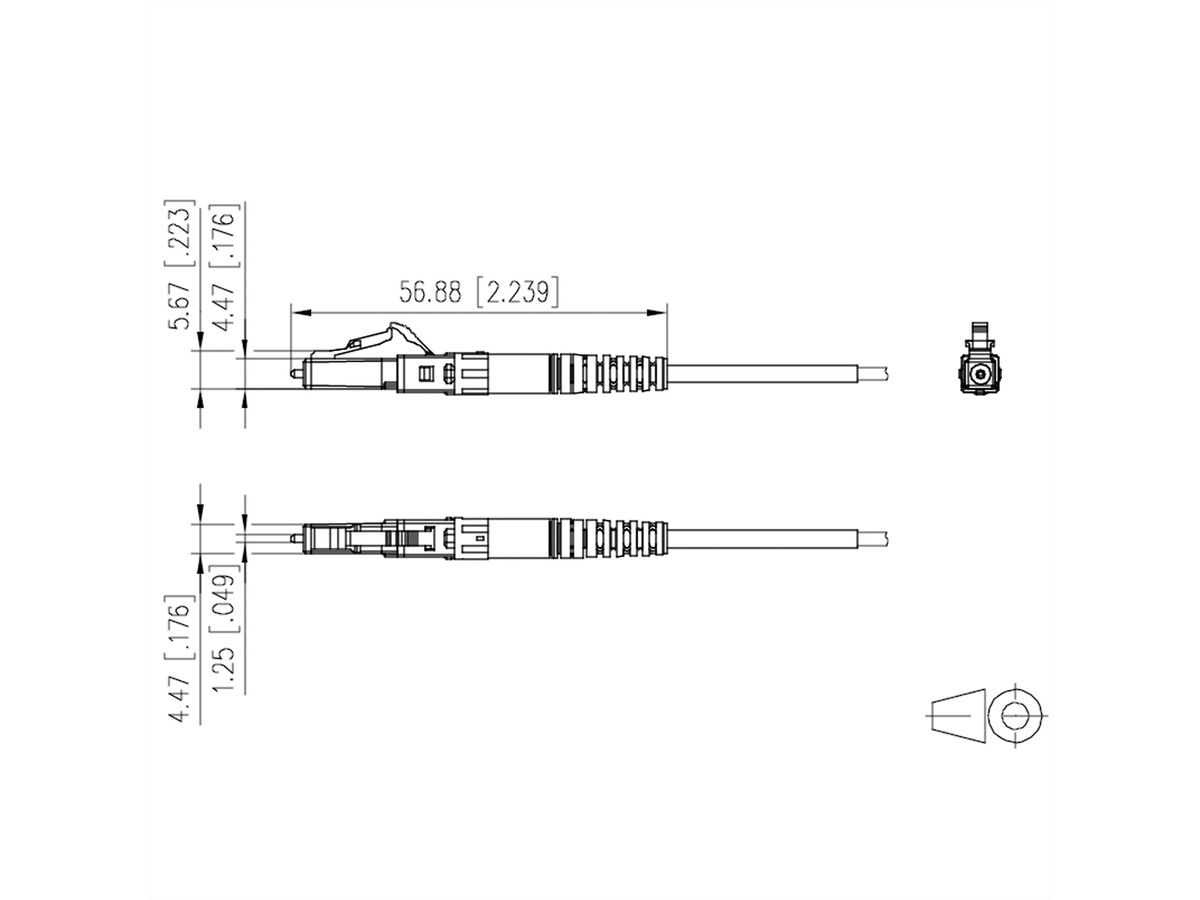 ROLINE Keystone glasvezeladapter SC/SC Simplex, Single mode, OS2