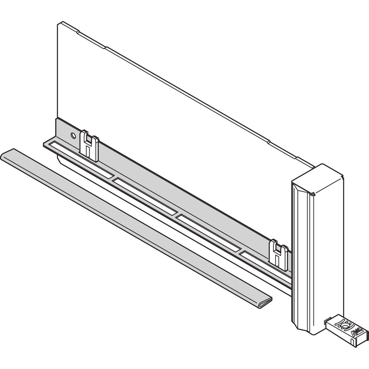 SCHROFF Air Baffle for AMC Filler Module ECO, Compact