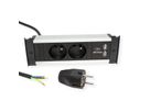 BACHMANN KAPSA S 2xUTE 1xUSB Charger power 2.0m CEE7/7