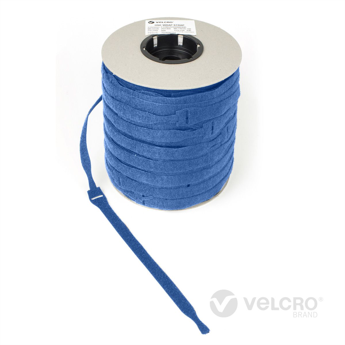 VELCRO® One Wrap® band 20 mm x 330 mm, 750 stuks, blauw