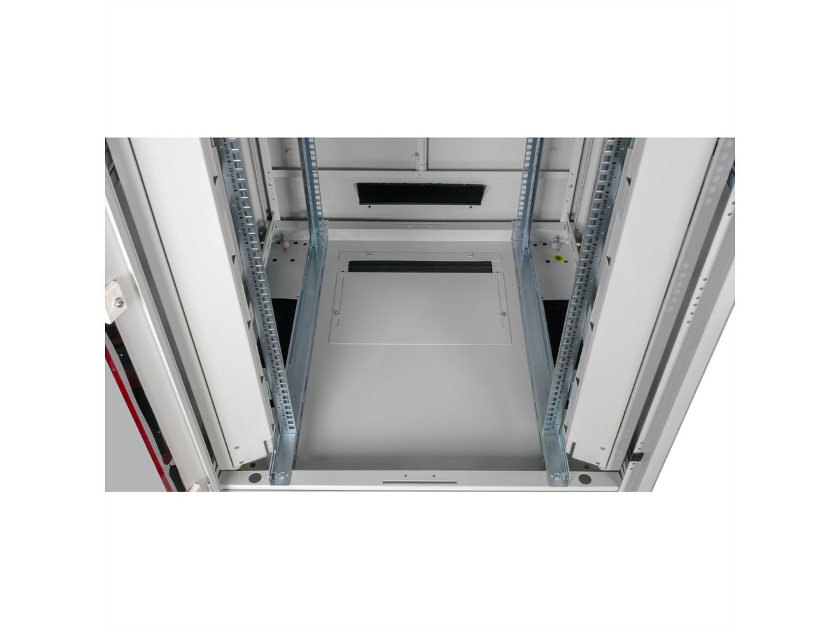ROLINE 19-inch netwerkkast Pro 32 U, 800x800 BxD Glazen deur grijs