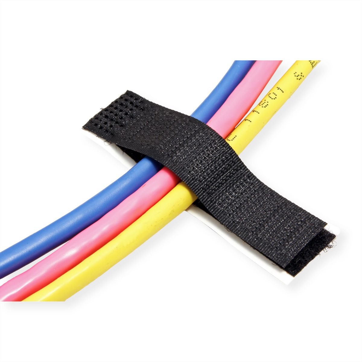 VELCRO® ONE-WRAP® platte kabelwikkel zwart, enkel, 16 x 70 mm